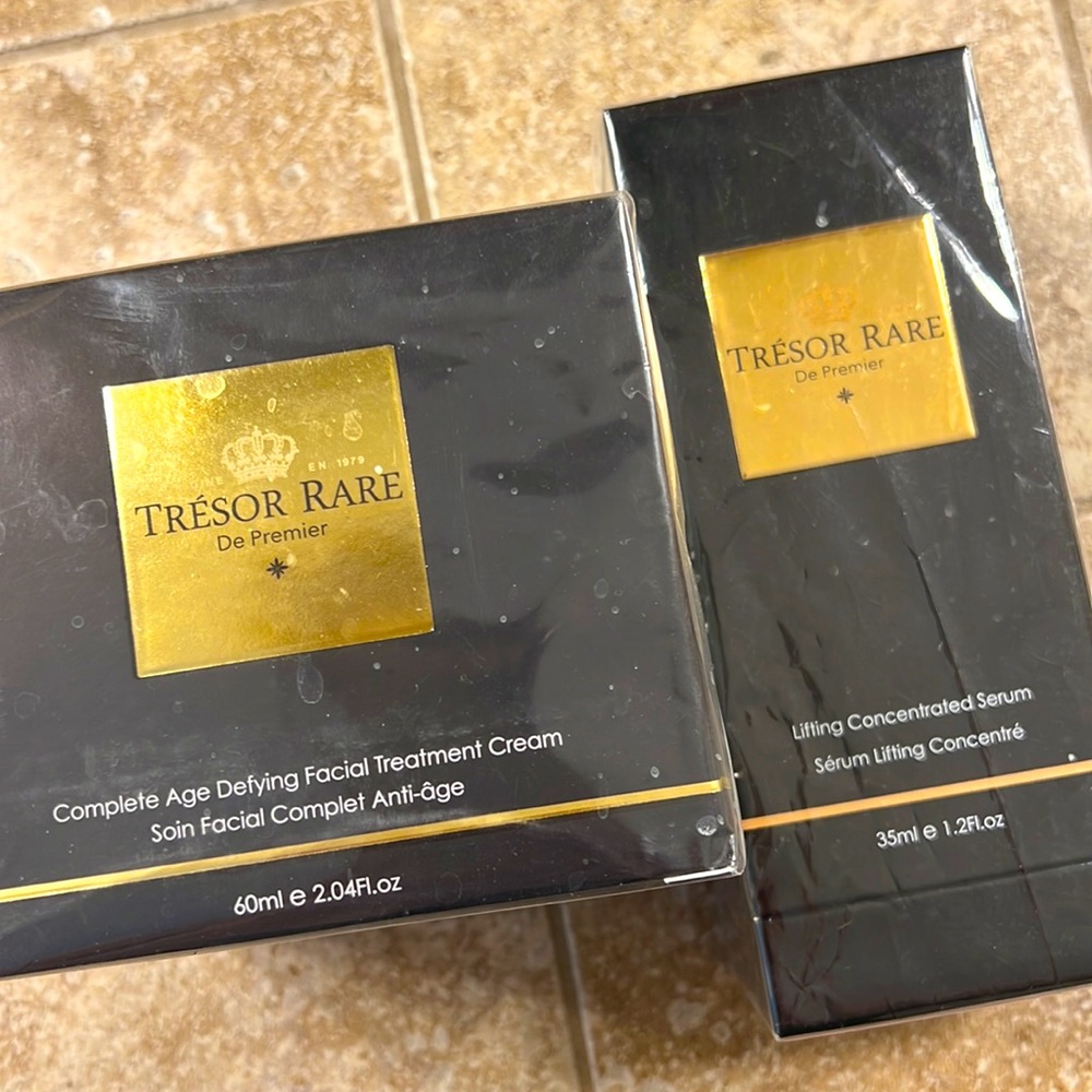 NIB TRÉSOR RARE DE PREMIÈR lifting sérum and age-defying facial treatment cream